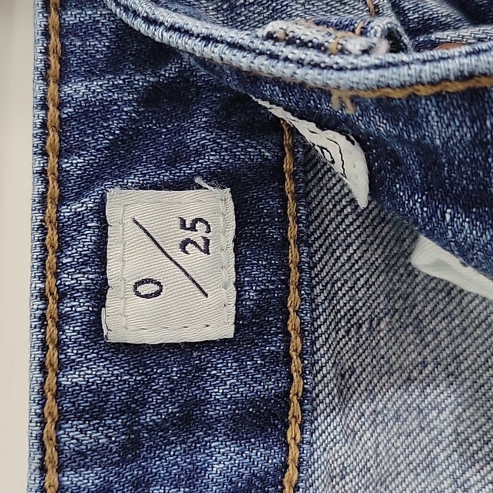 Lucky Brand Jeans Womans Size 0/25 Blue Sienna Slim Boyfriend Denim flex - Picture 8 of 17